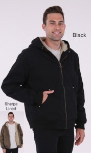 Maxxsell Apparel Sherpa Lined Cotton Bomber Jacket XL Black