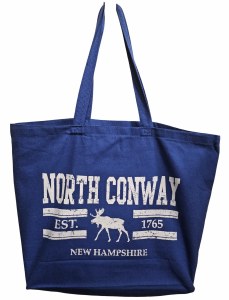 Luba Designs North Conway Canvas Tote:  Moose Royal