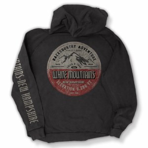 Duck Co. Mountain Quality White Mountains, New Hampshire Hoodie XL Vintage Black