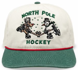 Celly Hockey North Pole Face-Off Snapback  Cream/Green