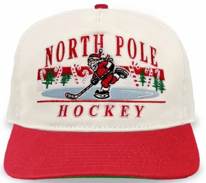 Celly Hockey North Pole Hockey Snapback  Cream/Red