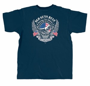Old Guys Rule Veteran Eagle S/S T L Navy