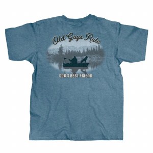 Old Guys Rule Dog's Best Friend XXL Heather Indigo