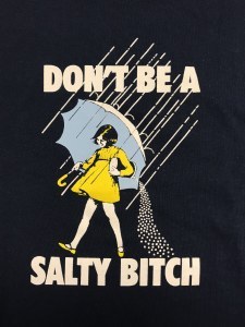 Pacific Art Salty Bitch Short-Sleeve T-Shirt MD Navy
