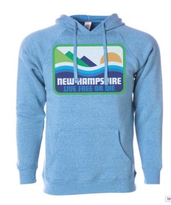 Woods & Sea Pata-New Hampshire Hoodie S Heather Pacific