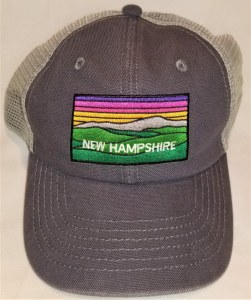 Royal Resortwear New Hampshire Color Mountains Trucker Hat OS Blue