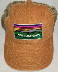Royal Resortwear New Hampshire Color Mountains Trucker Hat OS Brown