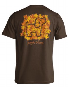 Puppie Love Fall Leaf Pup S Dark Chocolate