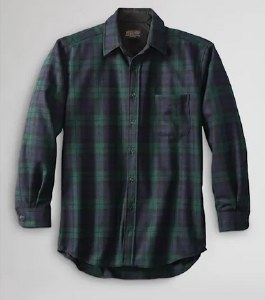Pendleton Lodge Shirt XL Black Watch Tartan