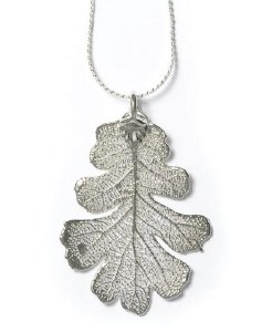 Rocky Mountain Leaf Co. Silver Oak Leaf Necklace