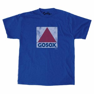 Sullys Go Sox T-Shirt Medium Heather Royal
