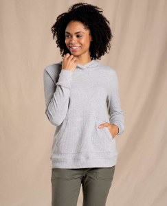 Toad &amp; Co  Foothill Hoodie L Heather Grey
