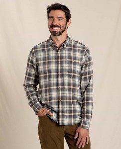 Toad &amp; Co  Airsmyth Long-Sleeve Shirt M Barnwood