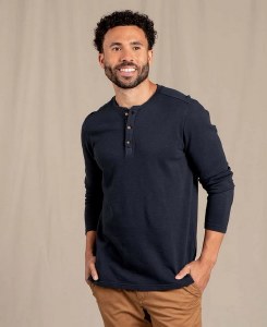 Toad &amp; Co  Follow Through Long-Sleeve Henley L Big Sky