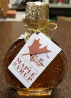 Turkey Street Maples New Hampshire Pure Maple Syrup 100ml Modern Leaf Glass