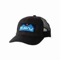 Kavu Above Standard Trucker Hat  Black