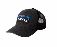 Kavu Above Standard Trucker Hat OS Faded Black