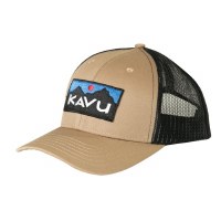 Kavu Above Standard Trucker Hat OS Heritage Khaki