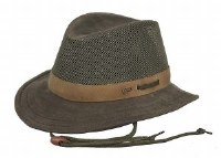 Outback Trading Company Willis Mesh Oilskin Hat Small Sage