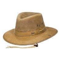 Outback Trading Company River Guide Oilskin Small Field Tan