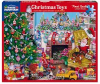 White Mountain Puzzles Christmas Toys Puzzle 1000 Pieces