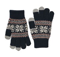 Broner Women's Touch Screen Knit Gloves  Nordic Navy