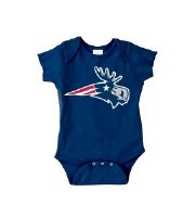 Woods & Sea Patriot Moose Onesie 6 Mos Navy