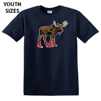 Woods & Sea Sox Moose Youth S/S Tee Small Navy