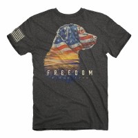 Buck Wear Inc Freedom Lab T-Shirt MD Heather Dark Grey