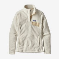 Patagonia Women's Re-Tool Stap-T Pullover XL Raw Linen- White X-dye