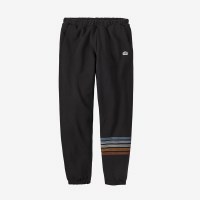 Patagonia Line Logo Ridge Stripe Uprisal Sweatpants LG Ink Black