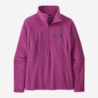 Patagonia Women's Micro D 1/4 Zip Fleece XS Amaranth Pink