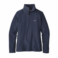 Patagonia Women's Microfleece Quarter-Zip Pullover Large New Navy