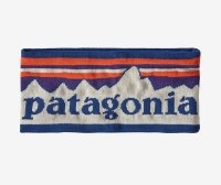 Patagonia Powder Town Headband OS Fitz Roy Sunrise: Birch White