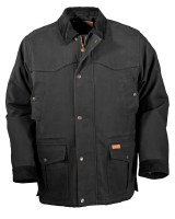 Outback Trading Company Men's Canvas Cattleman Jacket MD Black