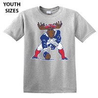 Woods & Sea Minute Moose Youth S/S Tee 2T Sports Grey