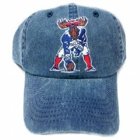 Woods & Sea Minute Moose Ball Cap One Size Denim