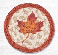 Earth Rugs Maple Leaf Coaster 5"