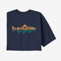 Patagonia Men's Wild Waterline Responsibili-Tee SM New Navy