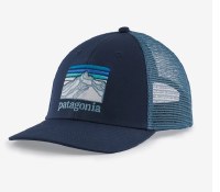 Patagonia Line Logo Ridge LoPro Trucker Hat OS New Navy