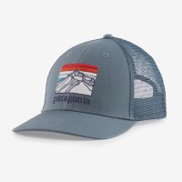 Patagonia Line Logo Ridge LoPro Trucker Hat  Plume Grey