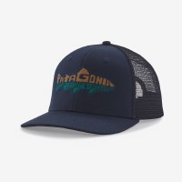 Patagonia Take a Stand Trucker Hat  New Navy with Wild Waterline