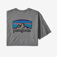 Patagonia M's Fitz Roy Horizons Responsibili-Tee M Gravel Heather