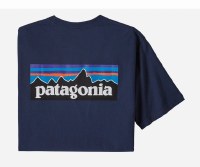 Patagonia Men's P-6 Logo Responsibili-Tee S Classic Navy