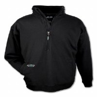 Arborwear Double Thick 1/2 Zip Sweatshirt Medium Black