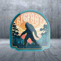 Sticker Pack Bigfoot Walking Across Decal Large