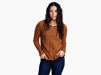 Kuhl Sonata Pointelle Sweater SM Antique Gold