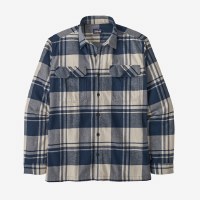 Patagonia Men's Fjord Flannel Shirt XL Live Oak: Smolder Blue