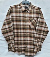 Canyon Guide Yellowstone Flannel XL Olive Brown