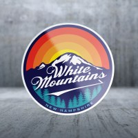 Sticker Pack Mountain GE - Sun Burst Top Decal Large